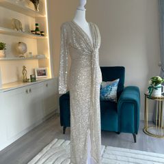 Stunning Champaign Sequins Dress from New Collection