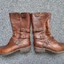 Caterpillar brown leather boots Image 2