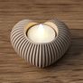 Heart Shaped Tea Light Holder Image 4