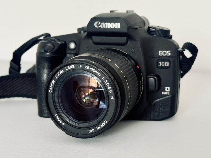 Canon EOS 30V 35mm Film Camera + Canon EF 28-80mm f/3.5-5.6 Lens