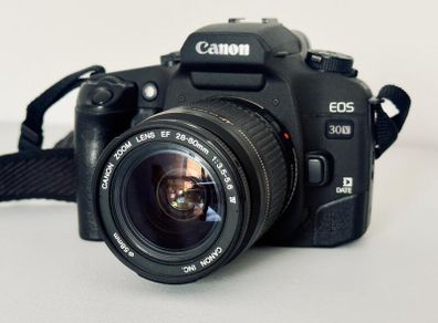 Canon EOS 30V 35mm Film Camera + Canon EF 28-80mm f/3.5-5.6 Lens