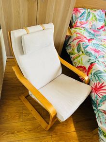 IKEA POANG rocking armchair + Footstool