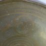 Large 23.5" Hand-Chased Solid Brass Tray Table Top Antique Indo-Persian Engraved Platter 60cm Image 2