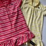 Brand New Girl's Coral & White Pique Polo Dress | Size 2-3 years Image 4