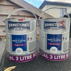 Johnstone's Quick Dry Satin Brilliant White 4.5 L +