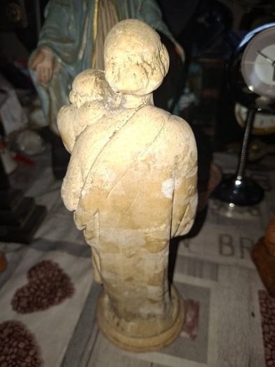 Vintage Virgin Mary Statue Our Lady of Grace and St. Joseph with Christ Child Statue, PRICE IS FOR 1 ONLY