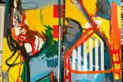 Pair of large original paintings - Tobias Vette (Vetter)