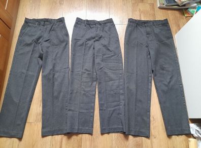 2 x grey boys school trousers age 10-11 years