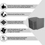 Mat Extra Thick (2cm) Foam Exercise Mats, Gym Flooring Mat, Interlocking Puzzle EVA Floor Tiles, Non slip Rubber Cushion For Home Workout Image 5