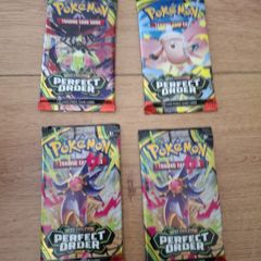 12 x  Pokemon Mega Evolution PERFECT ORDER booster packs