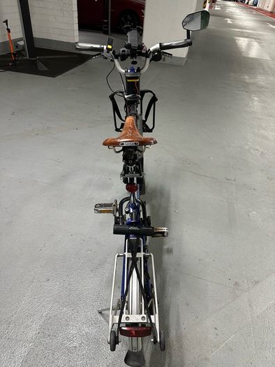 Brompton C-Line Blue Swytch Electric Bike