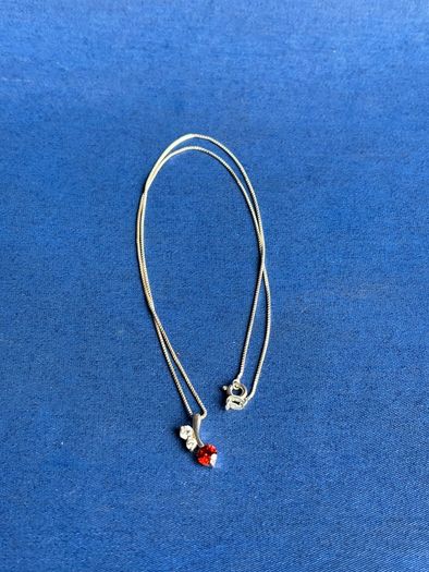 Sterling Silver Cherry Necklace