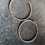 Sterling silver hoop earrings Image 3