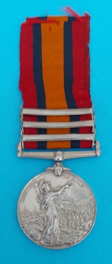 Victorian Queen South Africa Medal 3 bars 1st Essex Reg