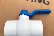 Ball valve for milking technology 75mm and 50mm PVC-U fitting farming technology