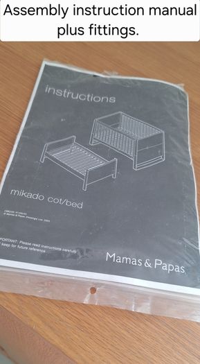 Mamas and Papas Mikado Cot/ bed & wardrobe. .