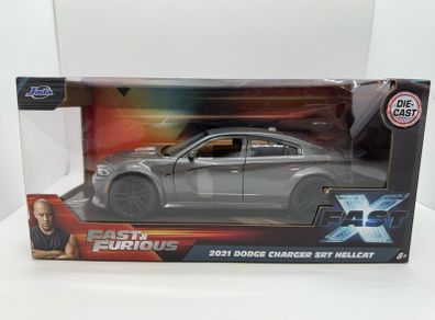 Jada 1:24 Fast & Furious 2021 Dodge Charger SRT Hellcat car model diecast die cast