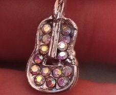beautiful Waterstones guitar brooch