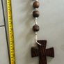 Rare Giant Size Timber Rosary Beads Image 5
