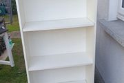 white bookcase