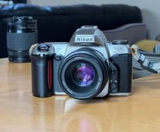 Film camera Nikon F65 + Lens AF Nikkor 50mm f/1.8 D