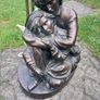 Art Nouveau Sculpture Table Lamp Image 3