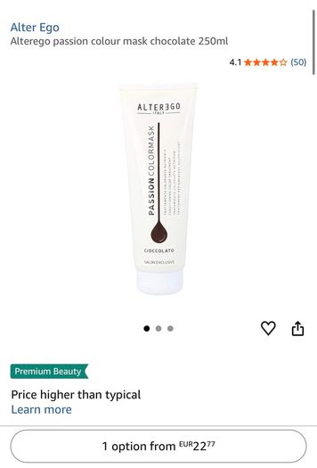 Colour Hair mask (4 available)