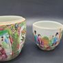Chinese 19th century Famille Rose 3 Jars Amazing Quality Decoration Image 3