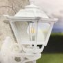 Wall Lantern Lights in White or Black Outdoor Lights Image 6