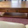 Solid Oak Coffee Table Image 2