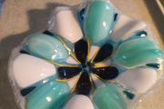 LOVELY SMALL PLATE Fused &amp; Stained Glass Art Commissions by Cheryl O'Neill siorghlasart