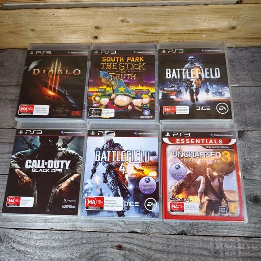 playstation 3 white 320gb 6 games bundle