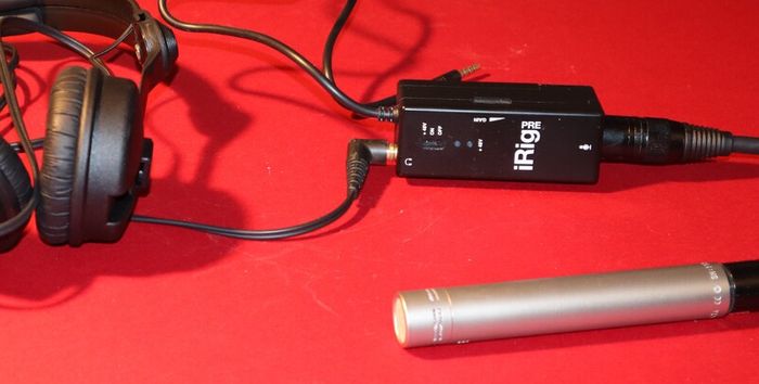 iRIG Pre XLR to 3.5mm or/and Lightning