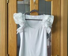 Savida white top, Size 18