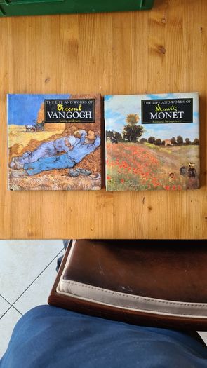 Monet And Van Gogh. Beautiful Illustrated Books.