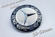 Mercedes Cls Bonnet Badge Flat Style 2 Pins W219 New A6388170116