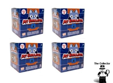 Pet Simulator Lot Of 4 Series 2 Plush Toy Mystery Treasure Brand New Sealed