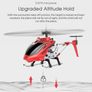 Helicopter Remote Control Emergency Stop With Hover Function 3.5 Channel Toy for Boy Children Gift Image 4