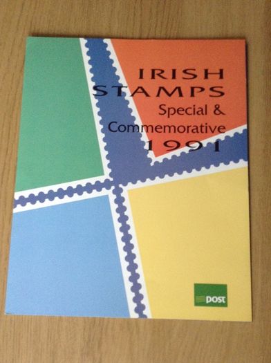 Full Mint set of 1991 Irish special and commemorative stamps