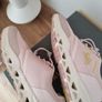 Pink sneakers with a flexible hole look sole size uk4 Image 3