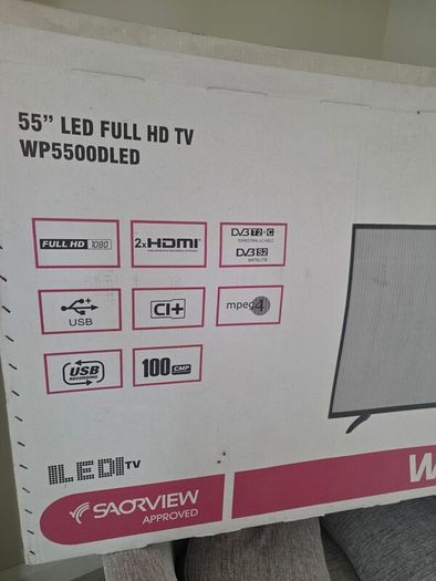 Walker 55 inch TV + Firestick + Wall Mount