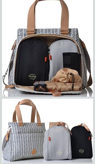 PacaPod Richmond Herringbone Changing Bag