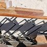 Oak stairs for sale. With art deco stello bannistraile Image 2