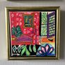 Original Matisse Inspired Artwork Framed  Original Art Contemporary Irish Art Floral Art Image 3