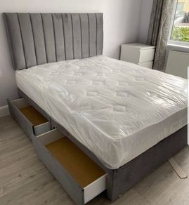 Double Divan Bed with drawers