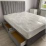 Double Divan Bed and Mattress Image 2