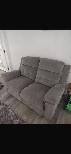 1 seater and 2 seater recliner.