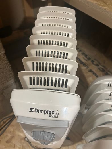 Dimplex electric heaters, perfect condition.