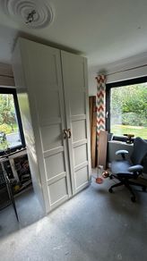 Ikea PAX white wardrobe 236x100x58