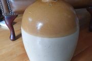 Stoneware Flagon Whisky Pot